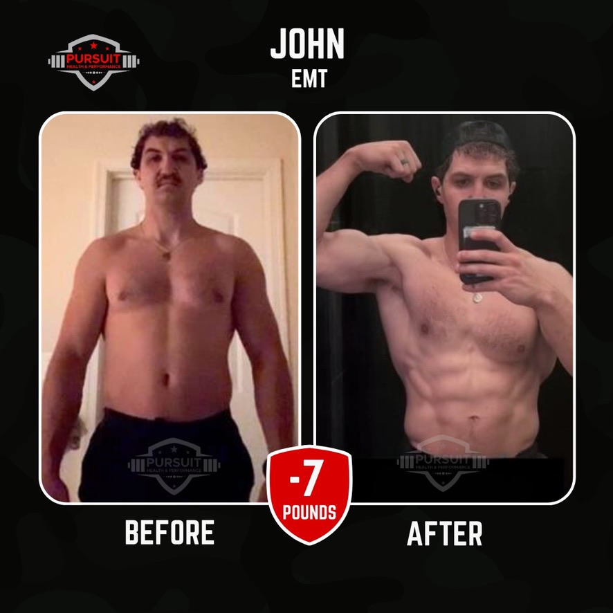 John, EMT — 7 pounds down