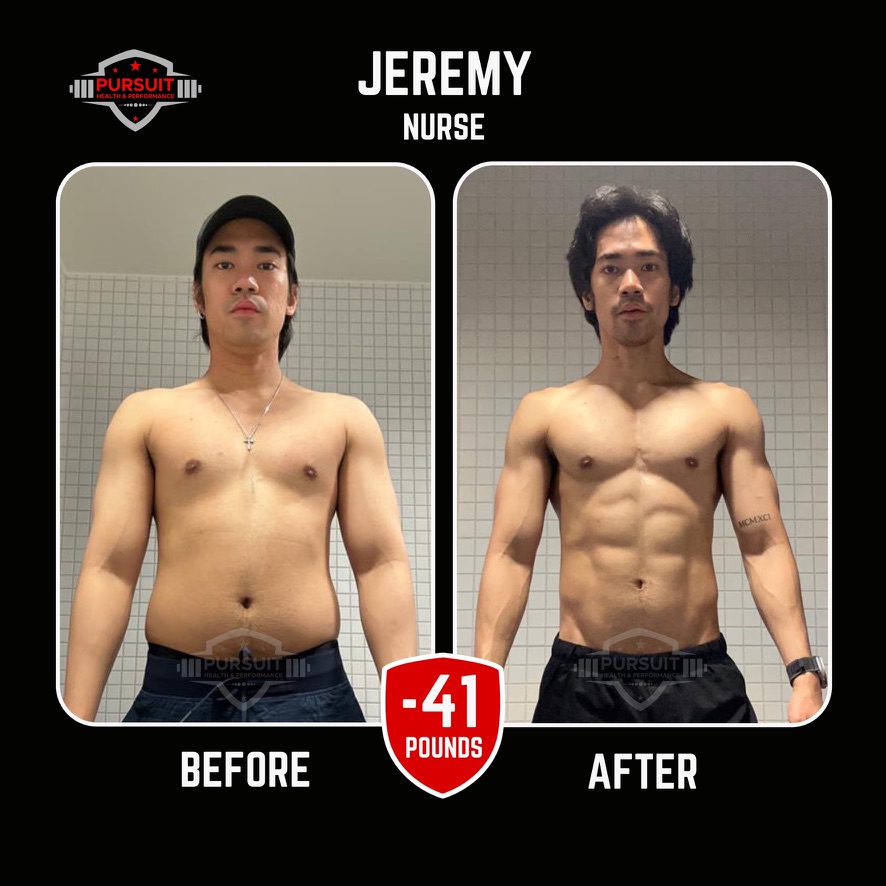 Jeremy, nurse — 41 pounds down