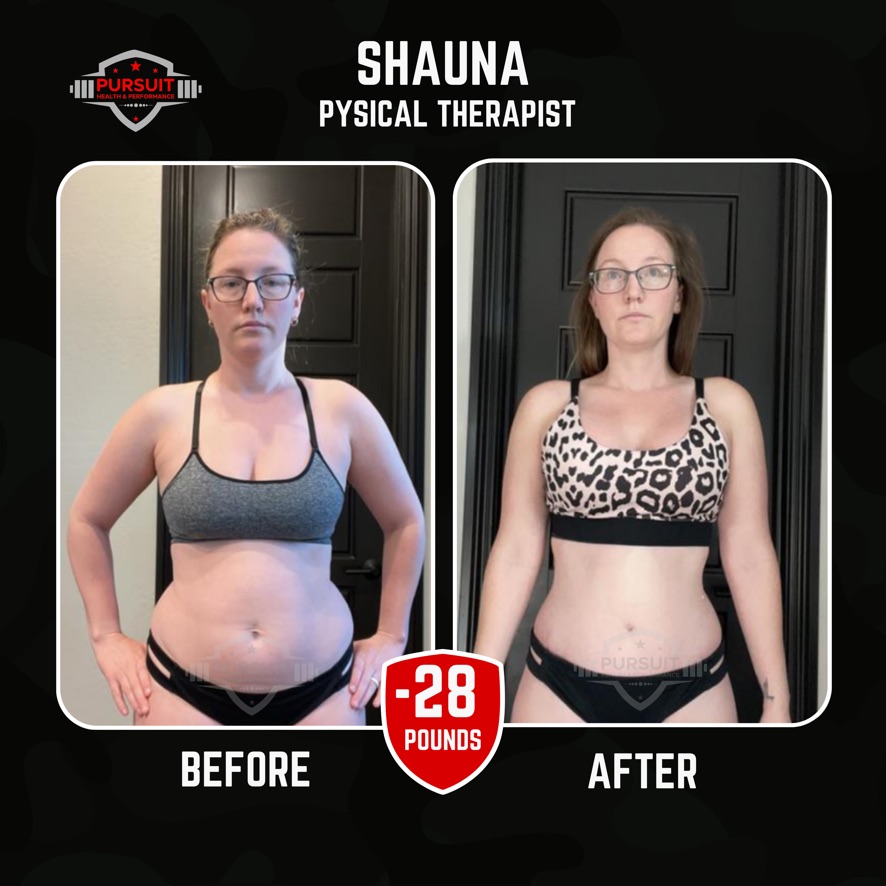 Shauna, physical therapist — 28 pounds down