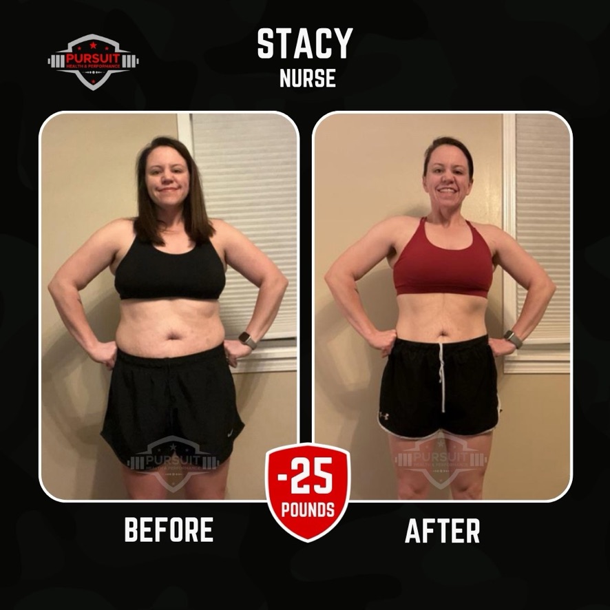 Stacy, nurse — 25 pounds down