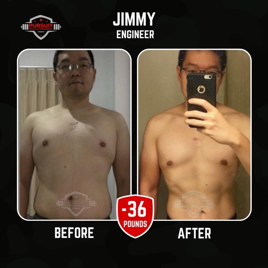 Jimmy, engineer — 36 pounds down